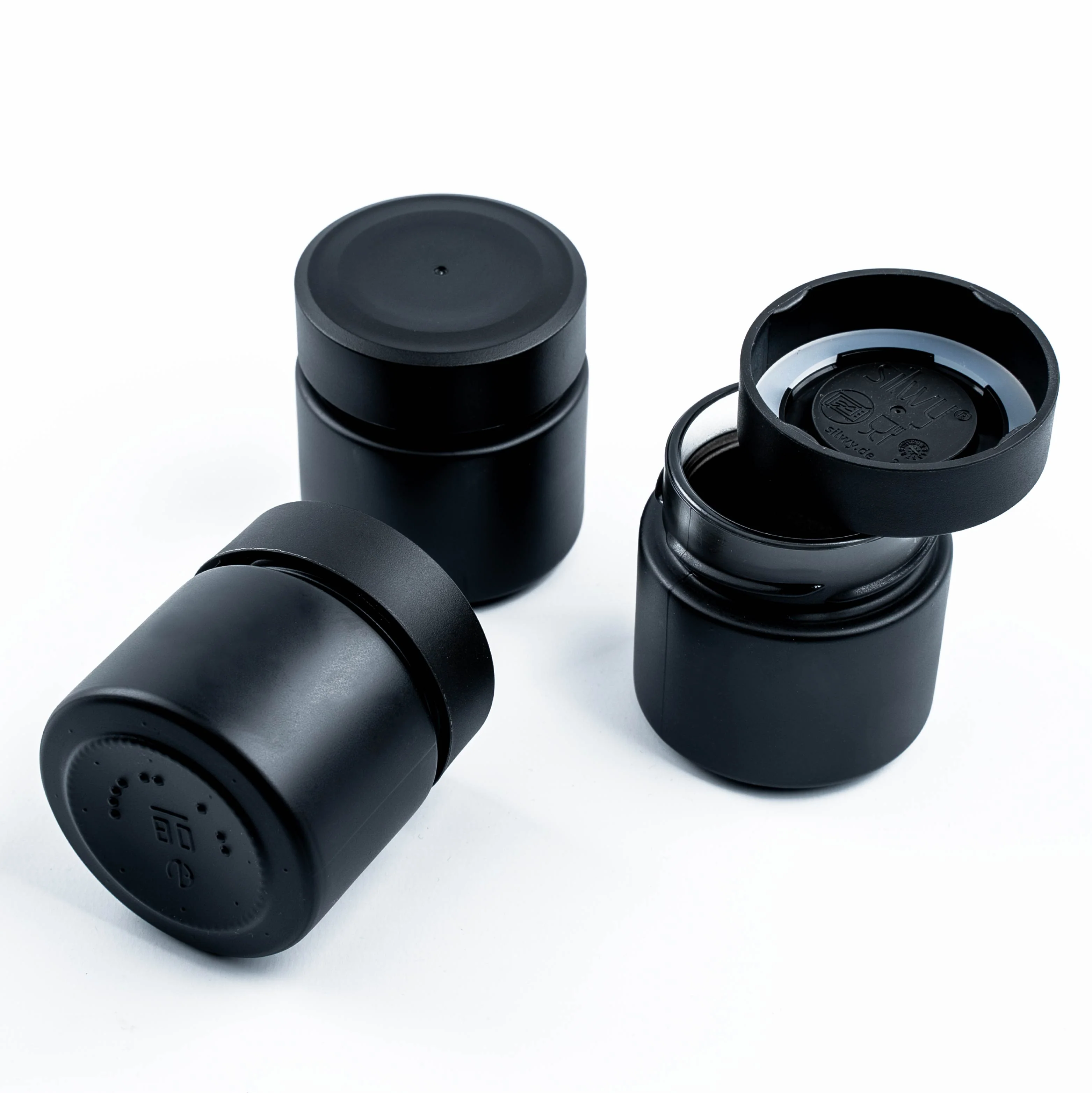 Magnet-Feinkostgläser ALL BLACK 125 ml inkl. Leisten BLACK - Image 4