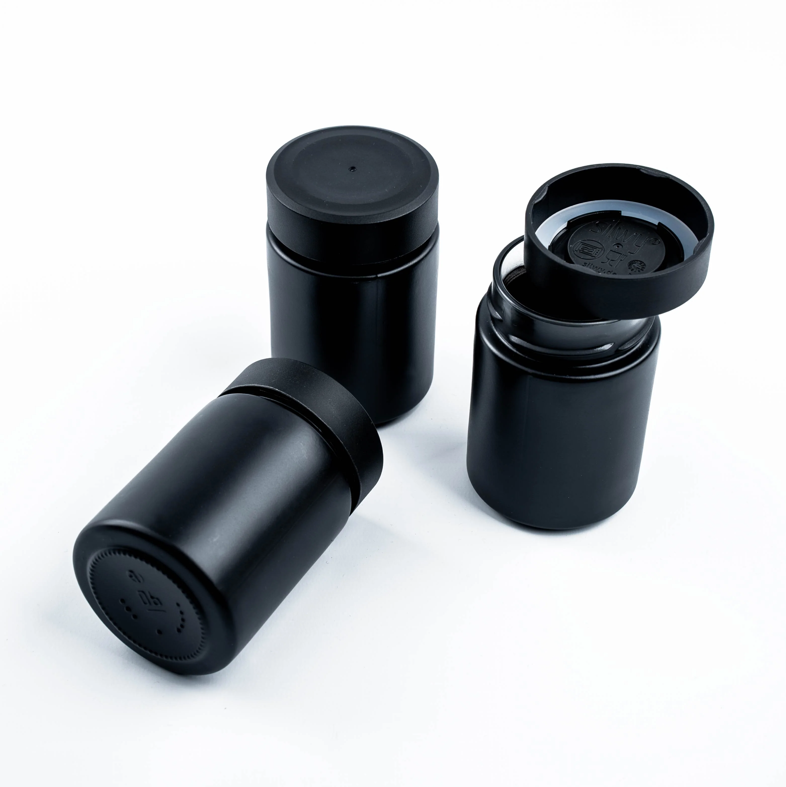 Magnet-Feinkostgläser ALL BLACK 192 ml inkl. Leiste BLACK - Image 7