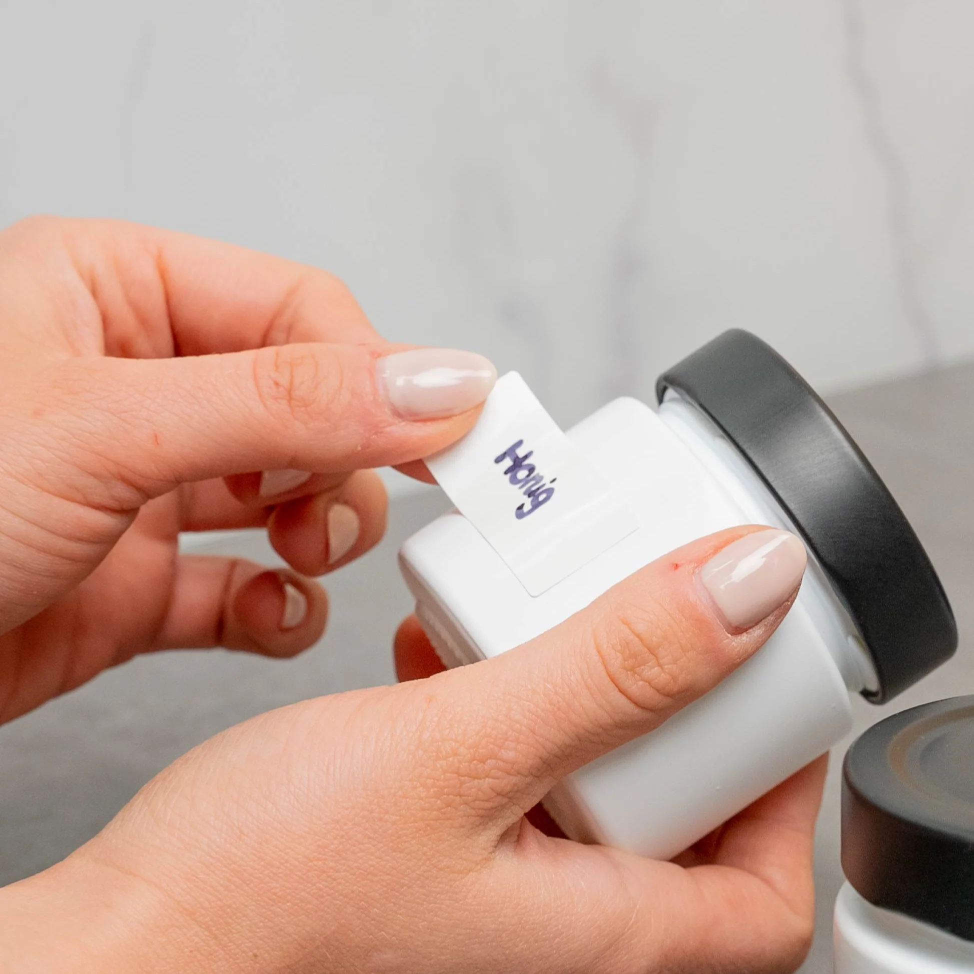 Magnet-Feinkostglas WHITE 125 ml ohne Leiste - Image 2