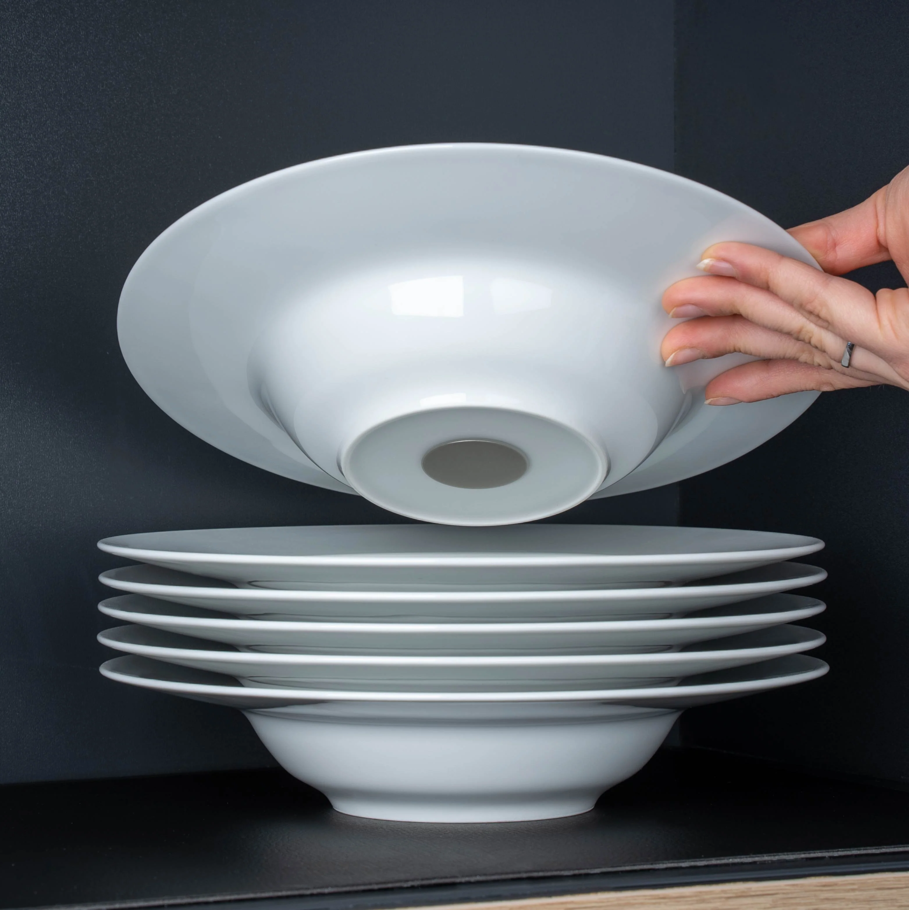 Magnet-Porzellan-Gourmetteller ⌀ 23,5 cm - Image 3