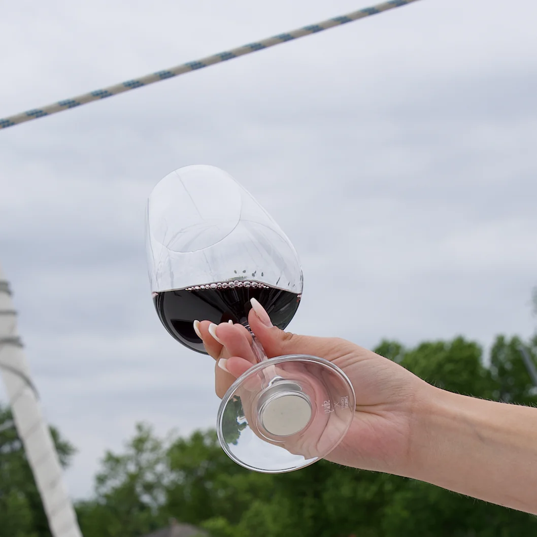 Magnet-Kristallglas WEIN BORDEAUX ohne Pad - Image 2