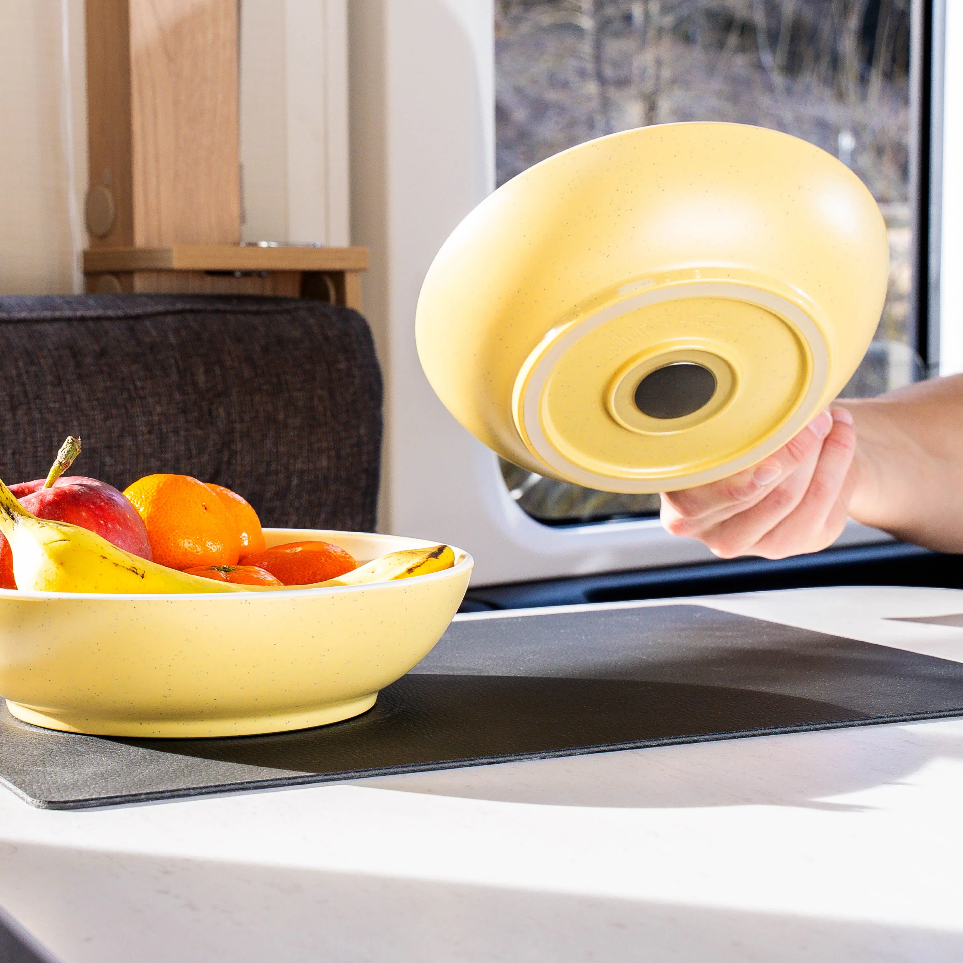 Magnet-Kunststoff-Food-Bowls DOLOMIT YELLOW ⌀ 20 cm - Image 4