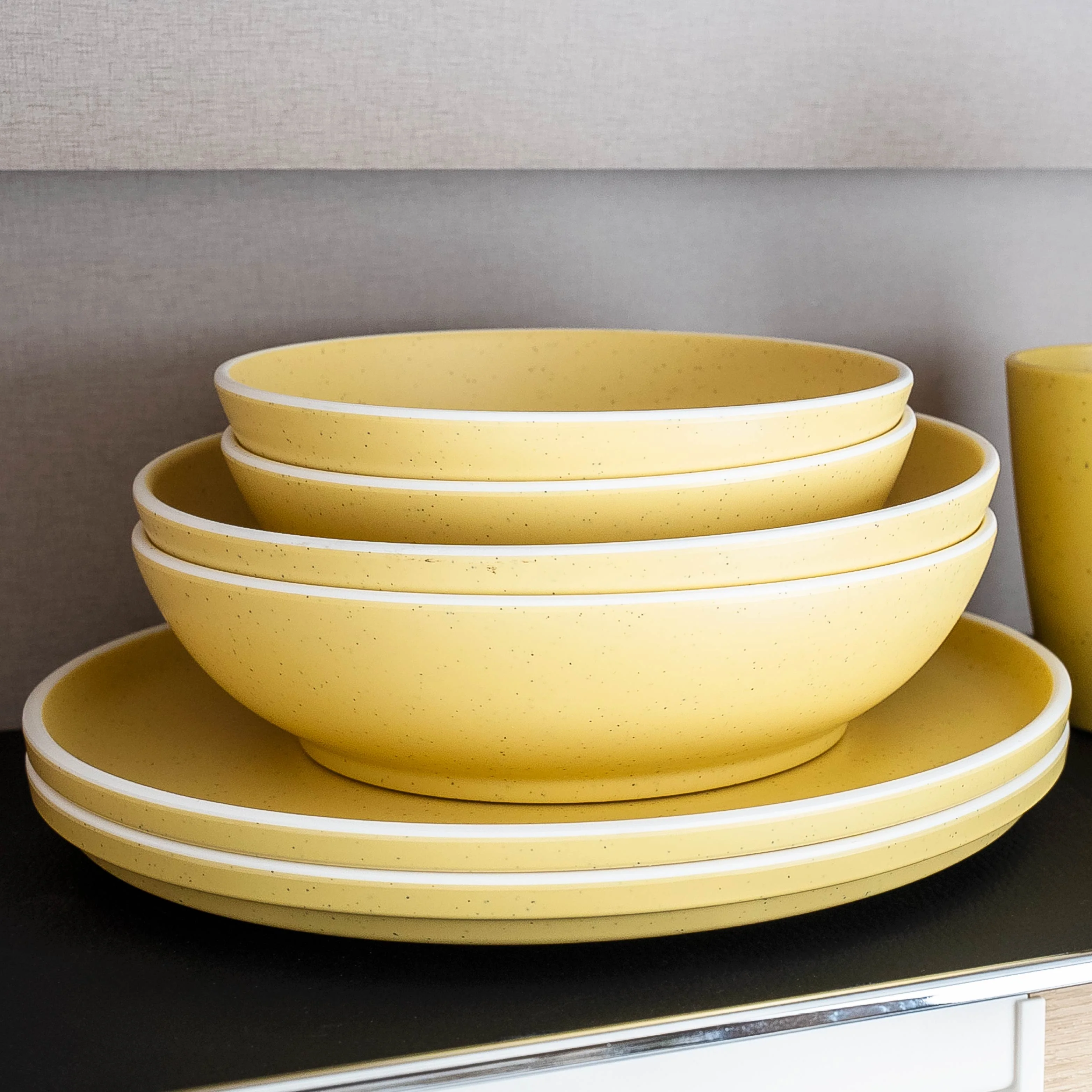 Magnet-Kunststoff-Food-Bowls DOLOMIT YELLOW ⌀ 20 cm - Image 5