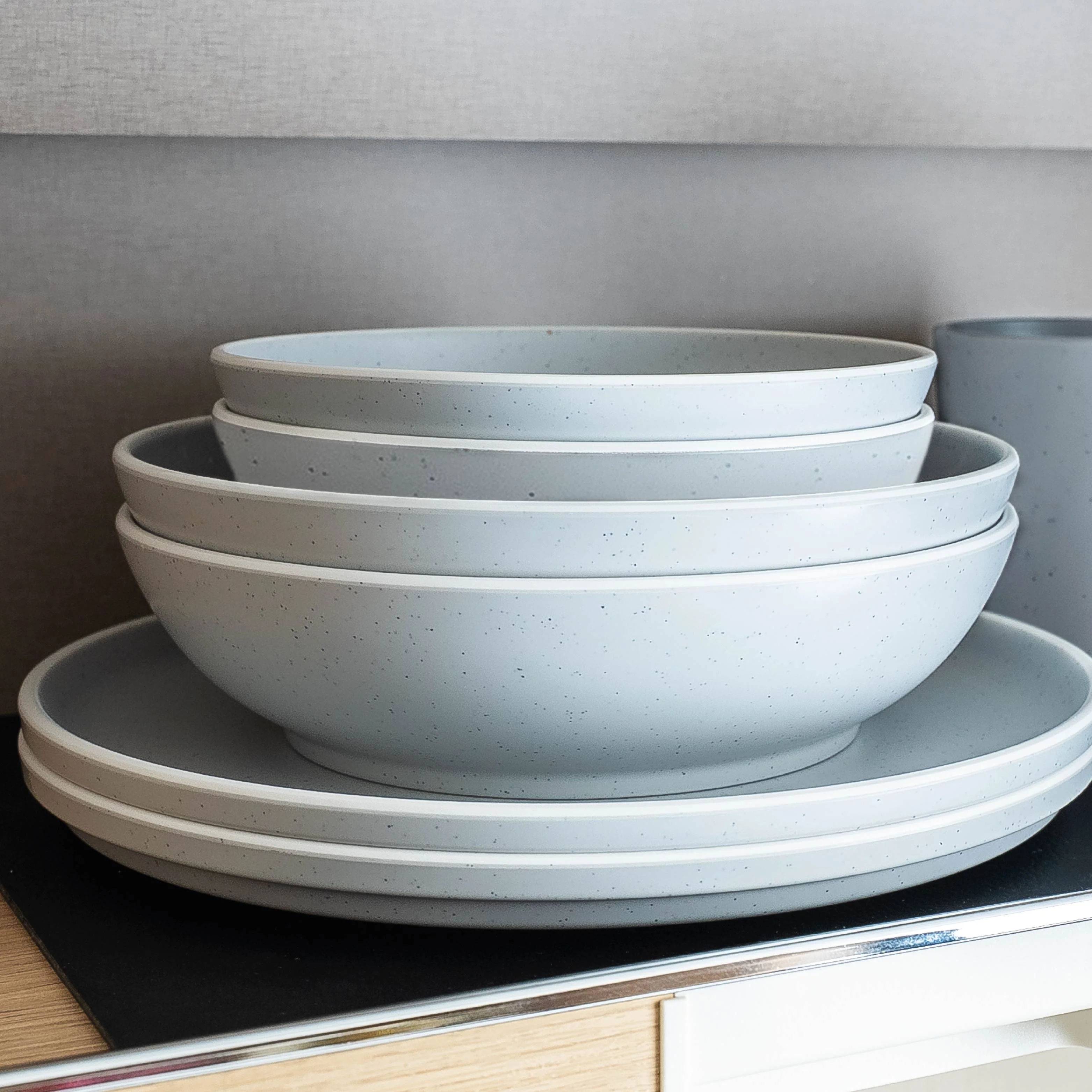 Magnet-Kunststoffbowls DOLOMIT WHITE ⌀ 16 cm - Image 4