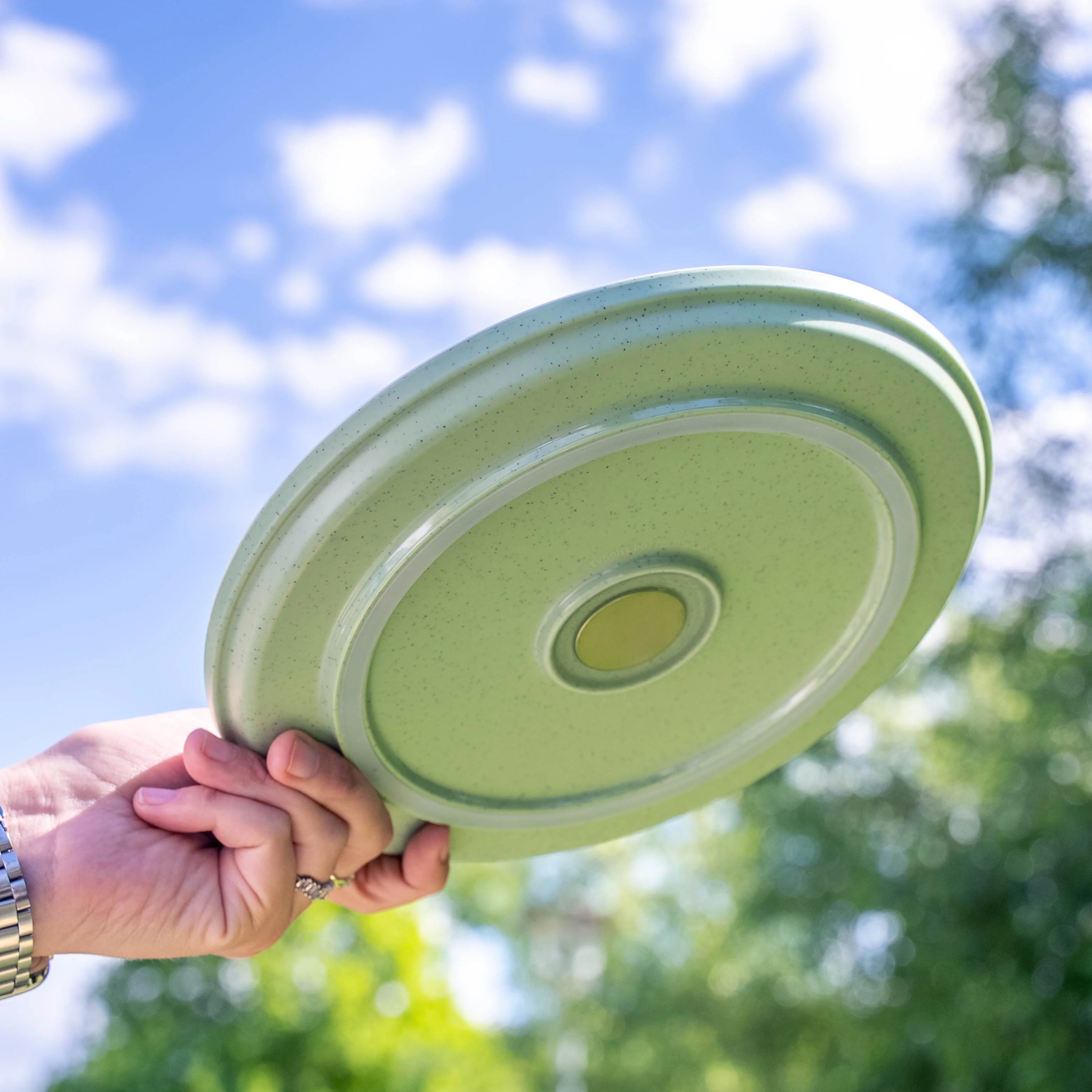 Magnet-Kunststoffteller DOLOMIT GREEN ⌀ 25 cm einzeln - Image 2
