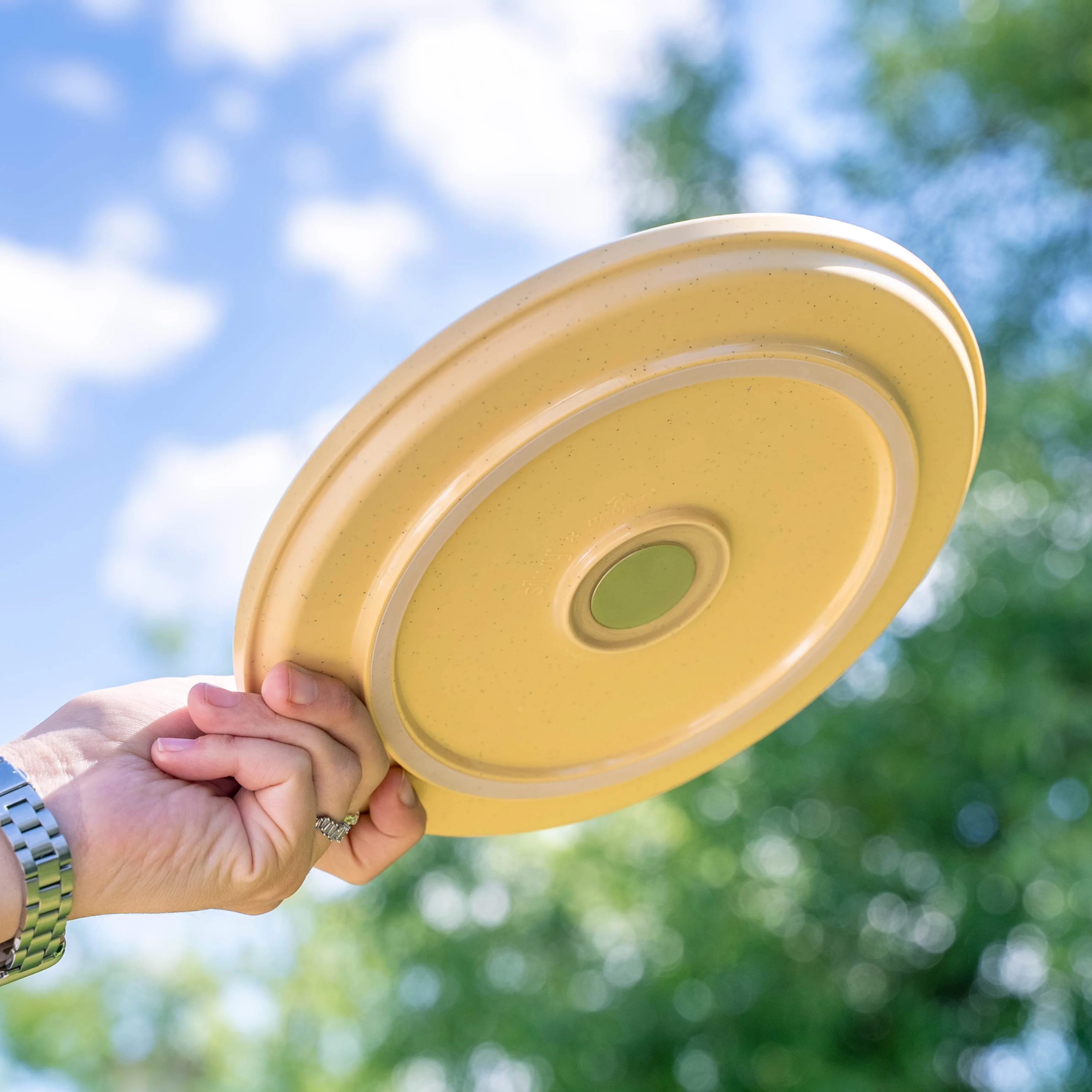 Magnet-Kunststoffteller DOLOMIT YELLOW ⌀ 25 cm einzeln - Image 2
