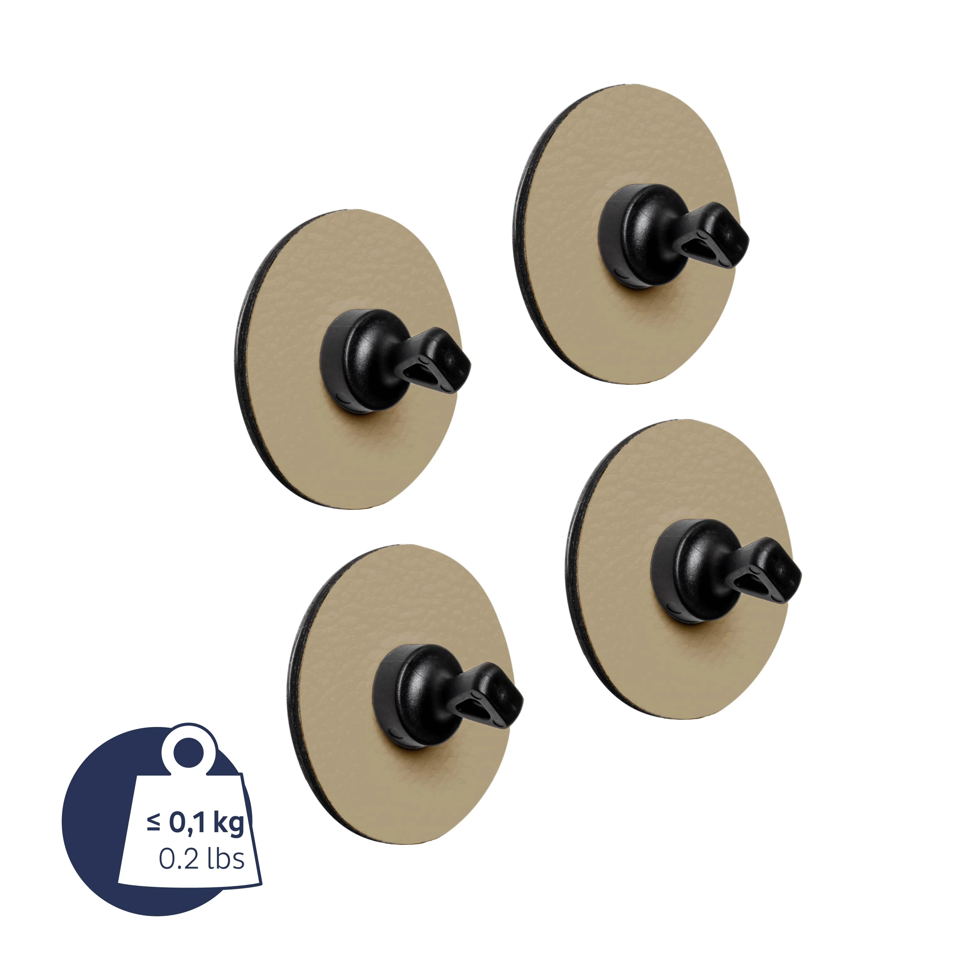 Magnet-Pins FLEX inkl. Pads BEIGE - Image 2