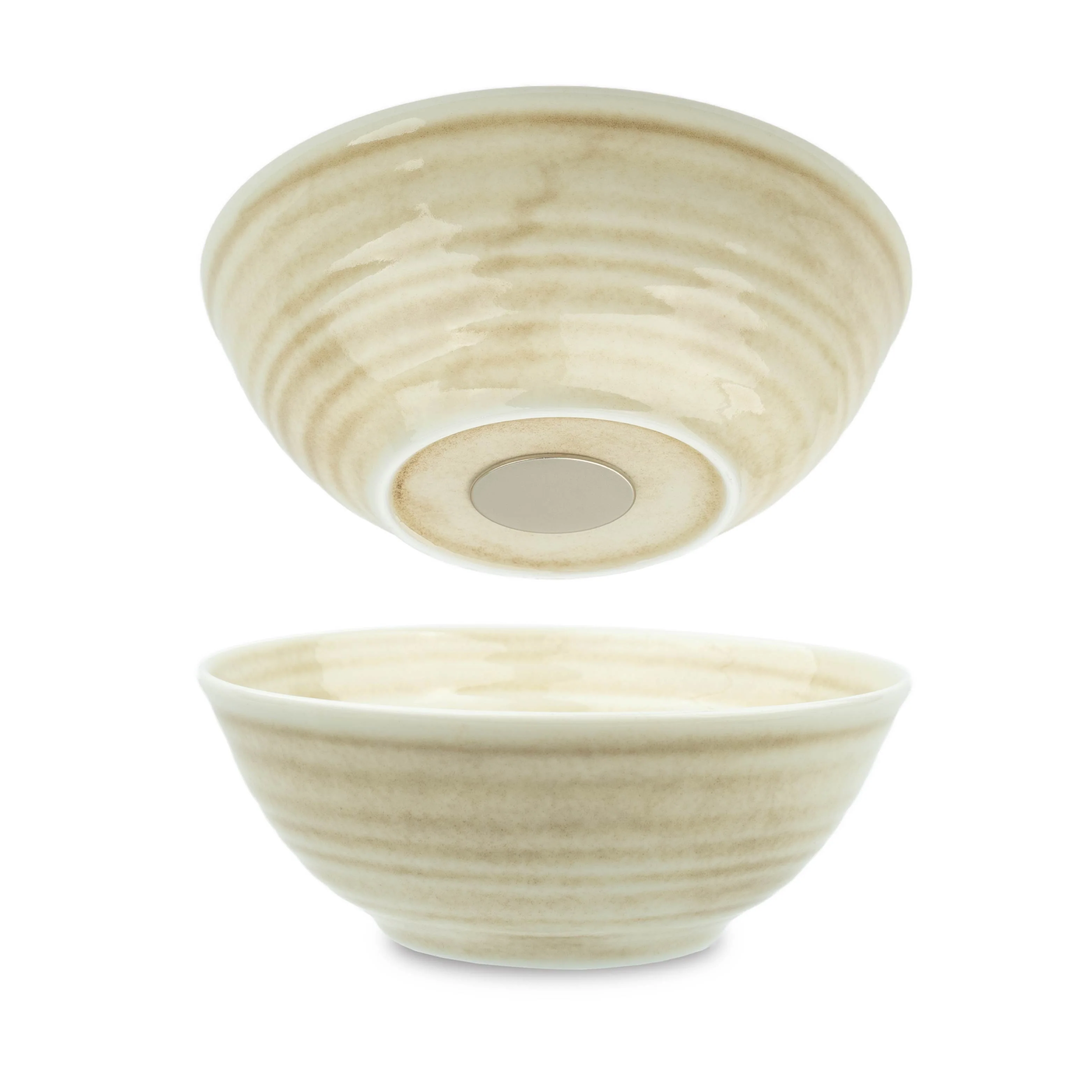 Magnet-Porzellan-Bowls SAND ⌀ 16 cm - Image 2