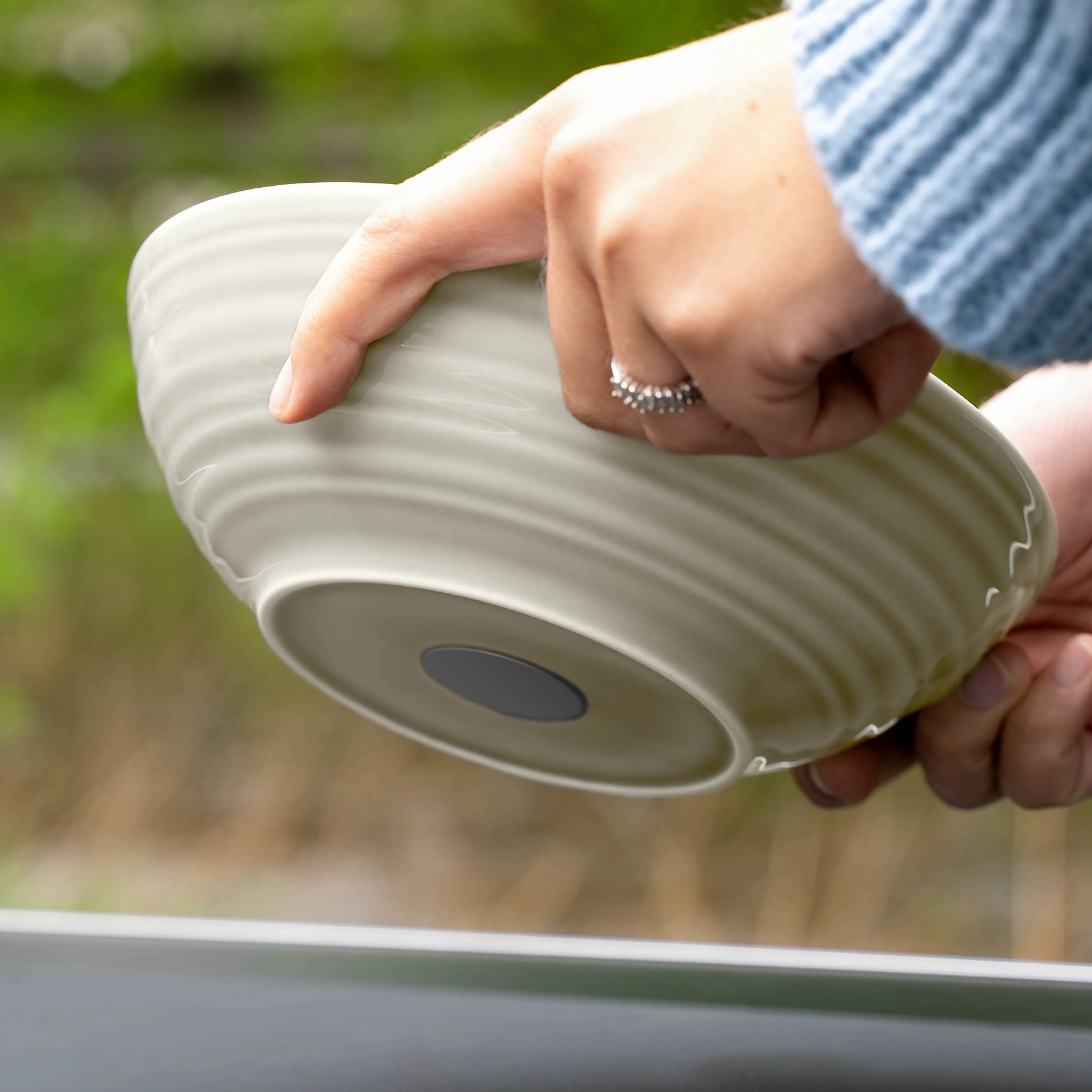 Magnet-Porzellan-Food-Bowls SAND ⌀ 20 cm - Image 2
