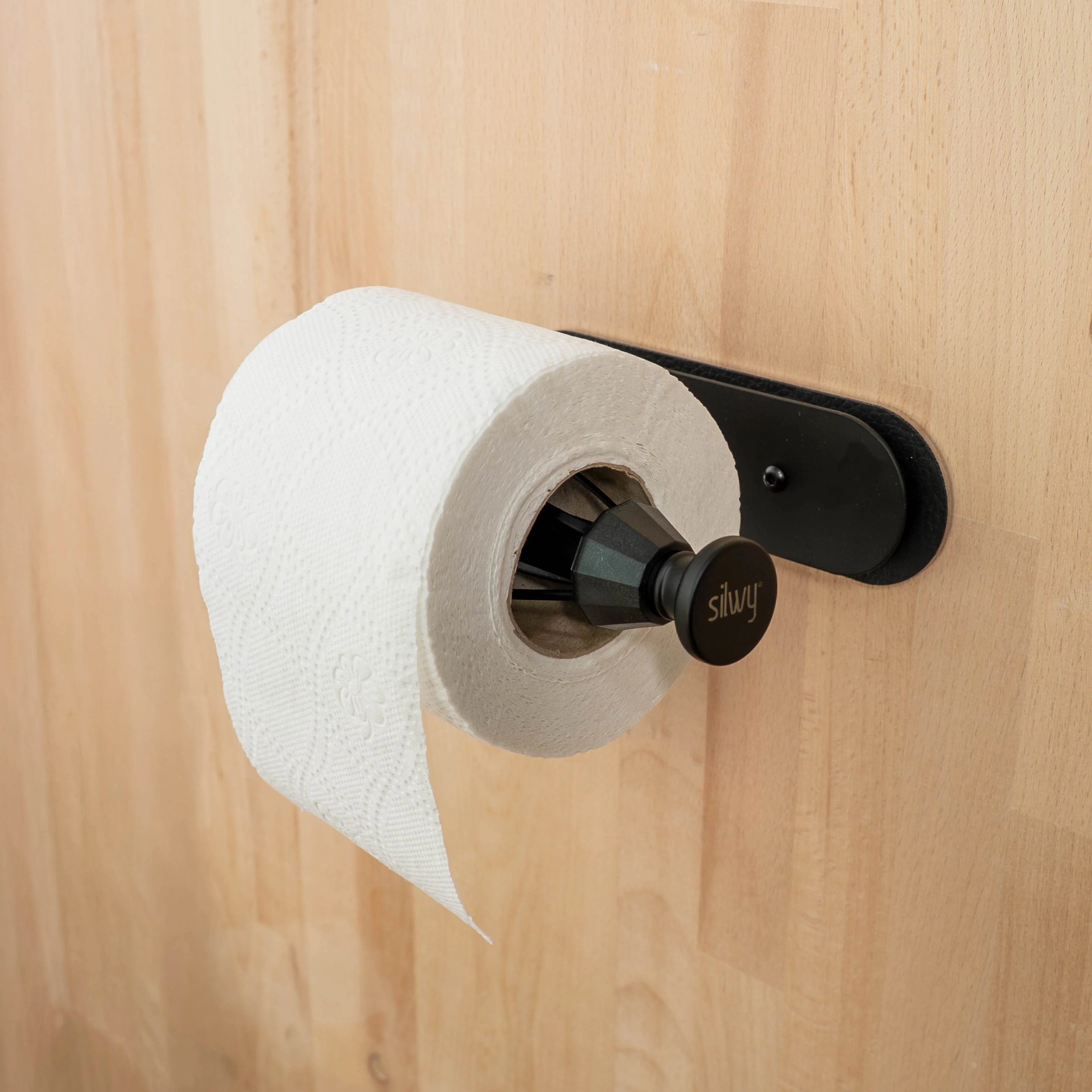 Magnet-Toilettenpapierhalter inkl. Metall-Leiste