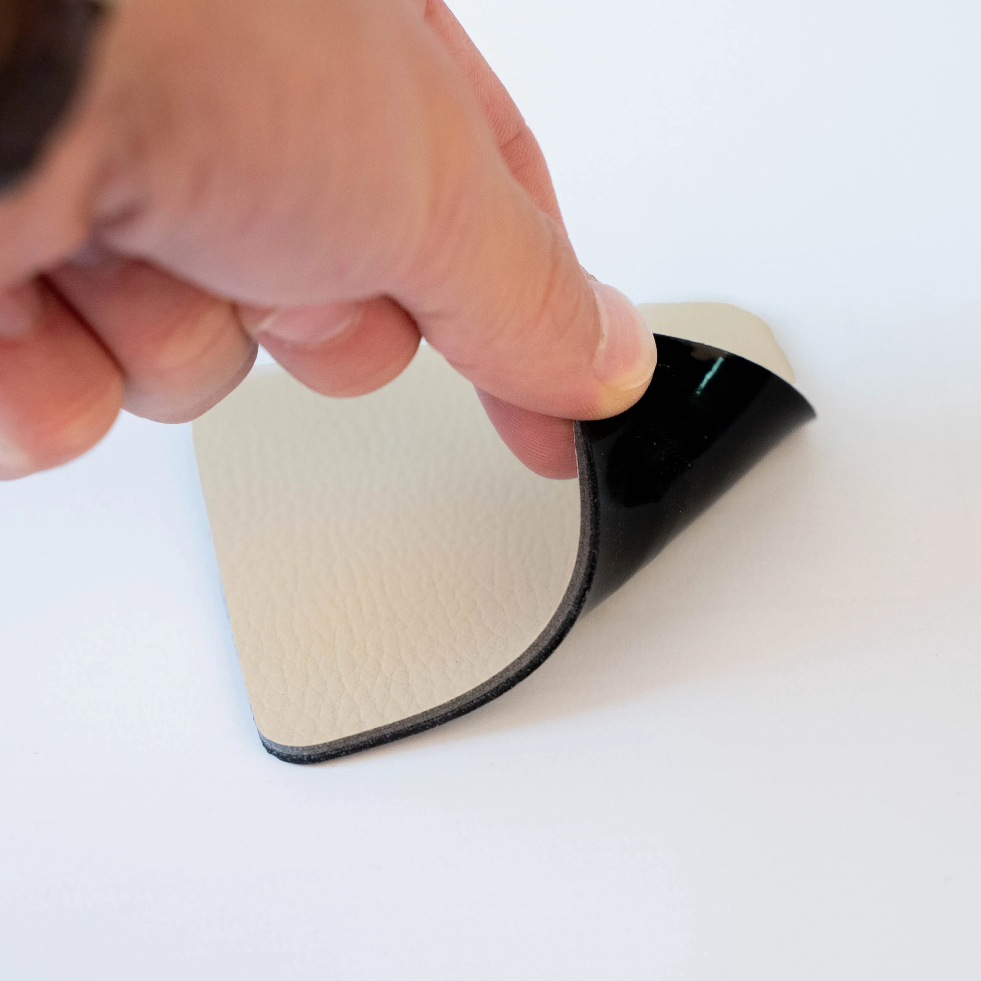 Metall-Nano-Gel-Pads (eckig) OFF-WHITE - Image 2
