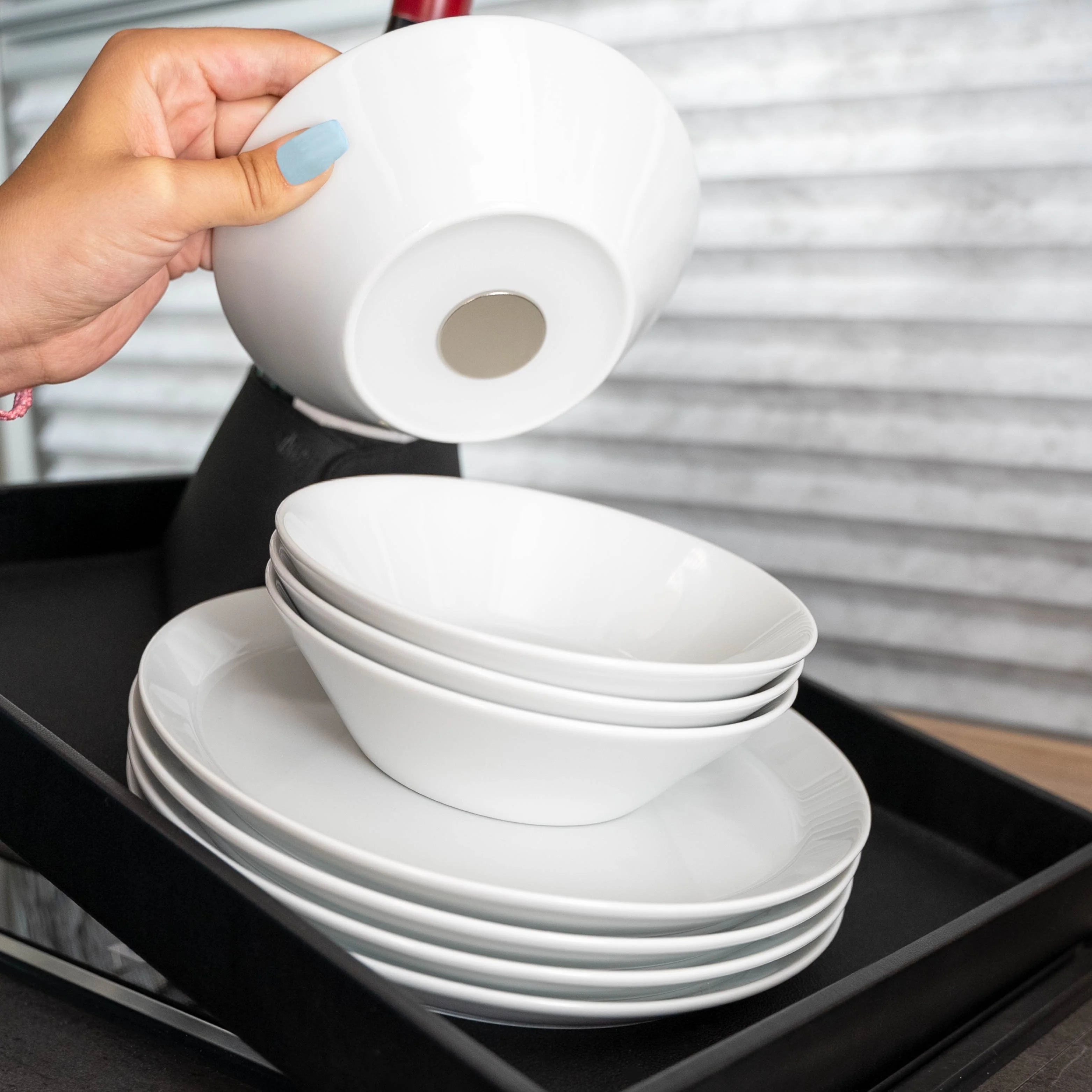 Magnet-Porzellan-Bowls ⌀ 16 cm - Image 5
