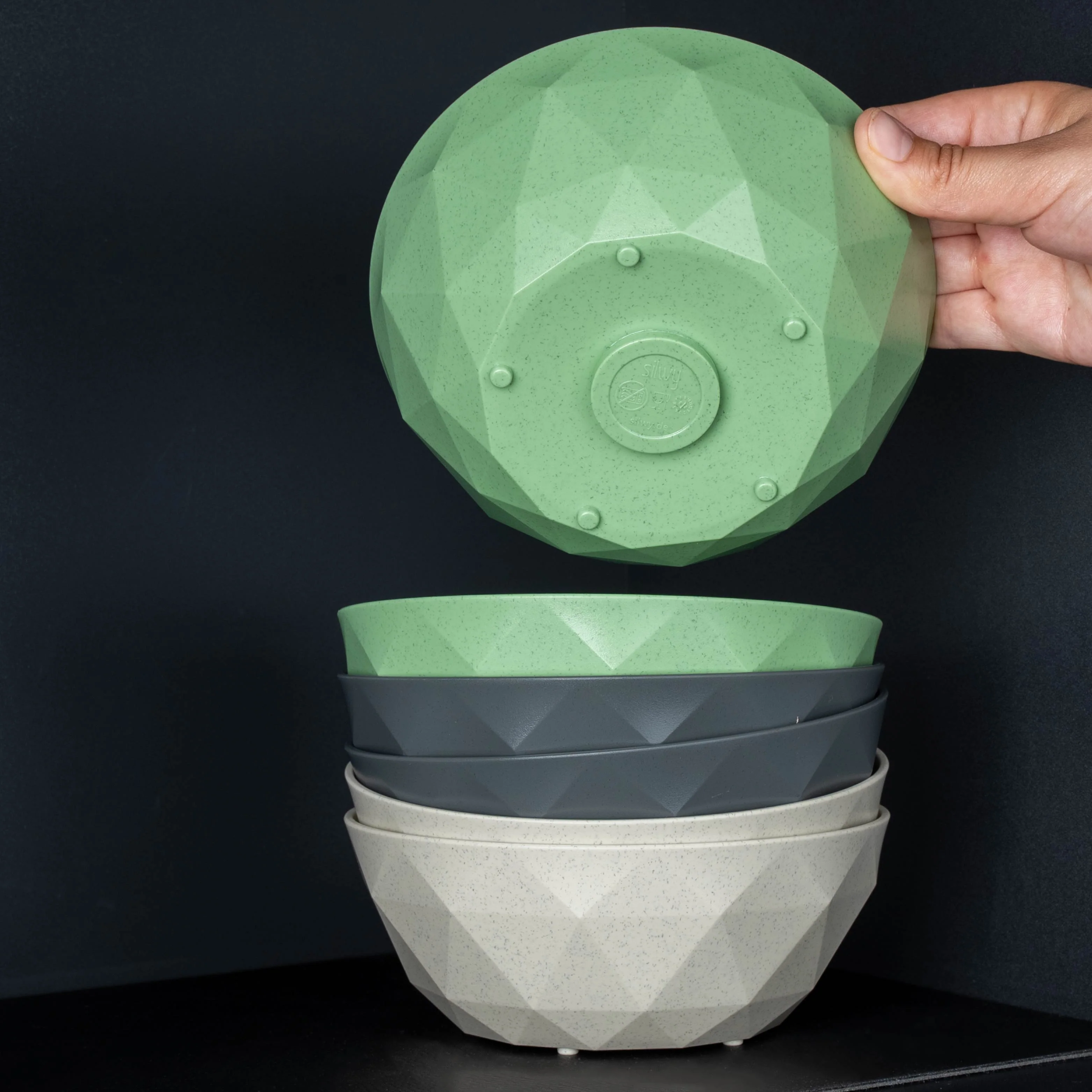 Magnet-Kunststoffbowls GREEN ⌀ 16 cm - Image 3