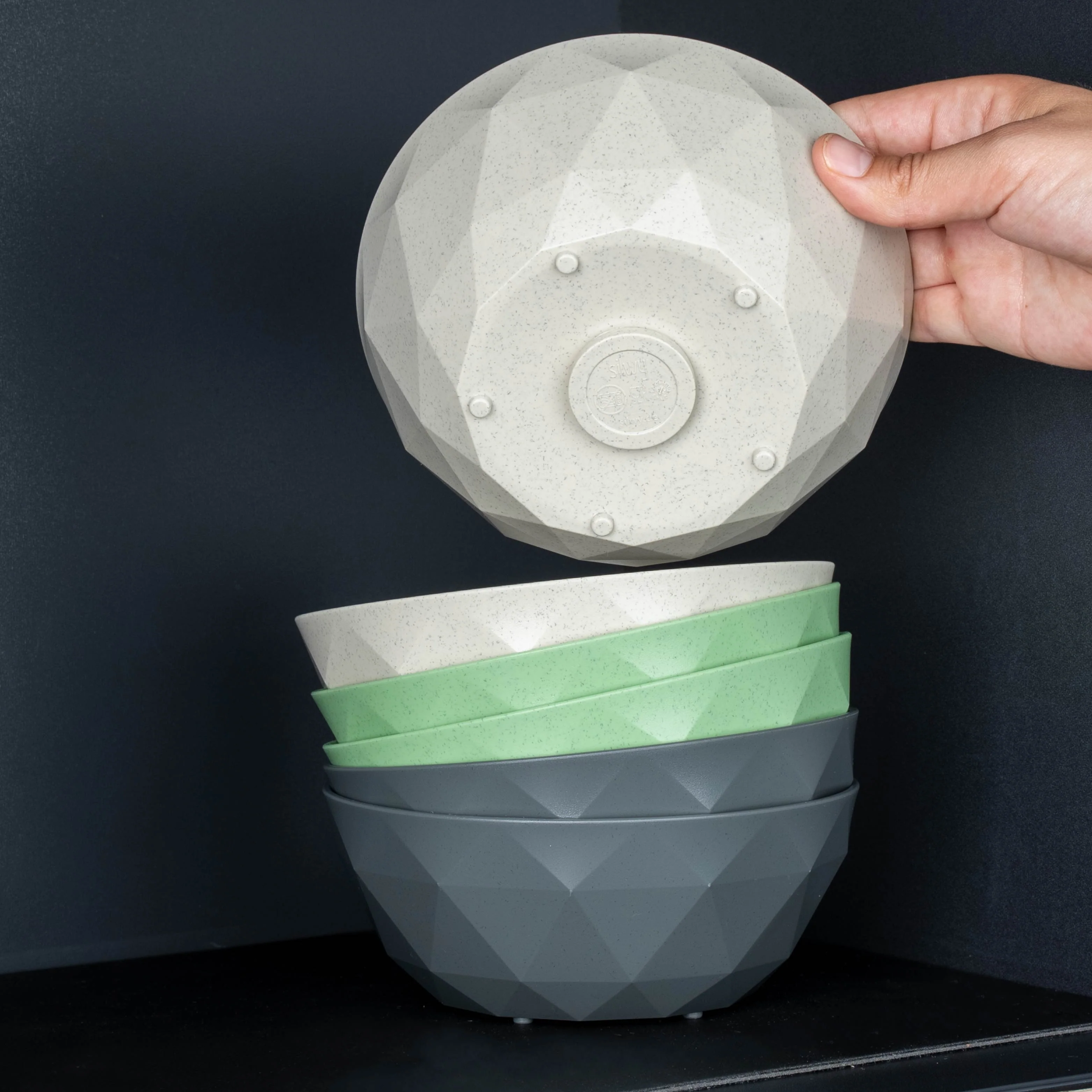 Magnet-Kunststoffbowls SAND ⌀ 16 cm - Image 4