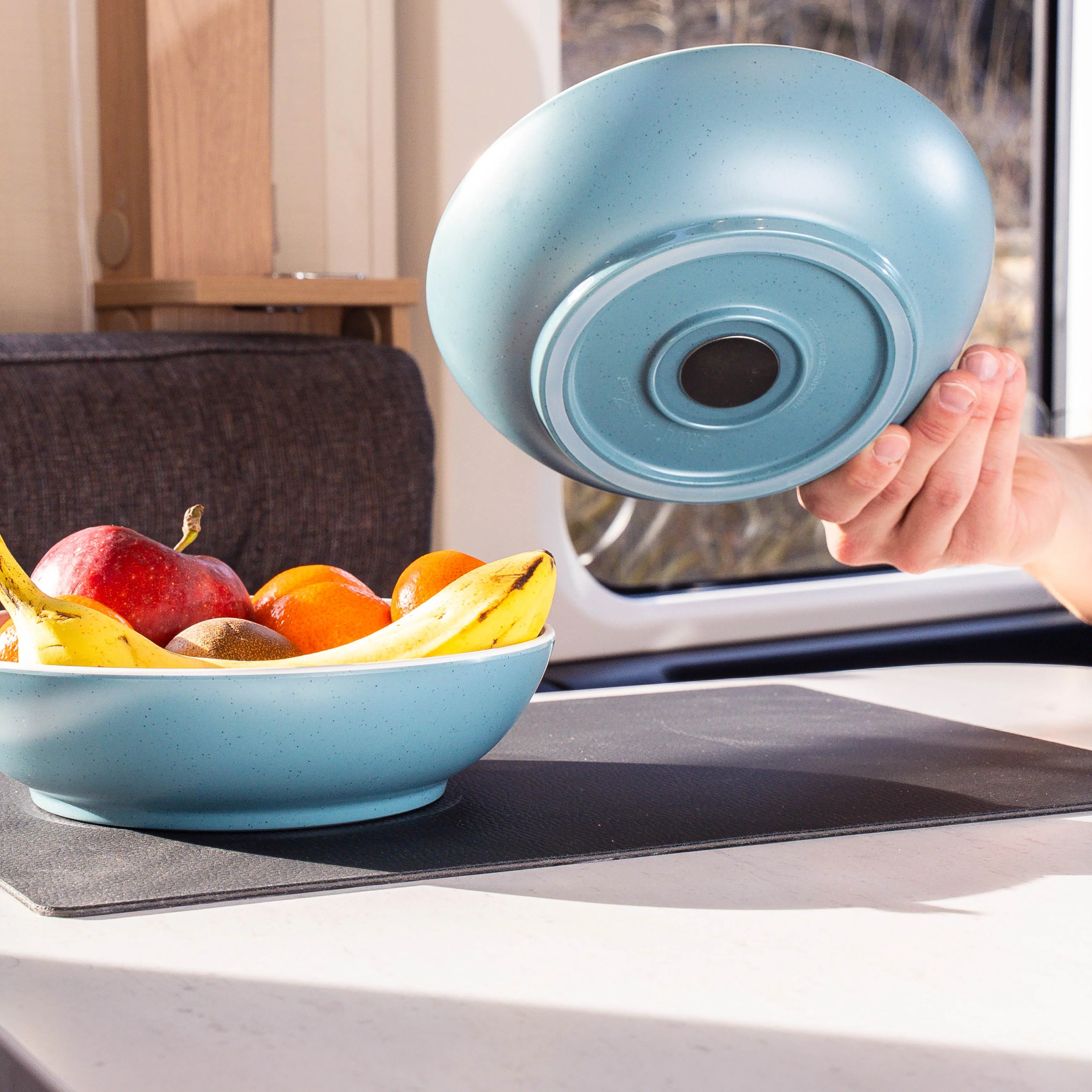 Zweite Wahl: Magnet-Kunststoff-Food-Bowls DOLOMIT BLUE ⌀ 20 cm - Image 3