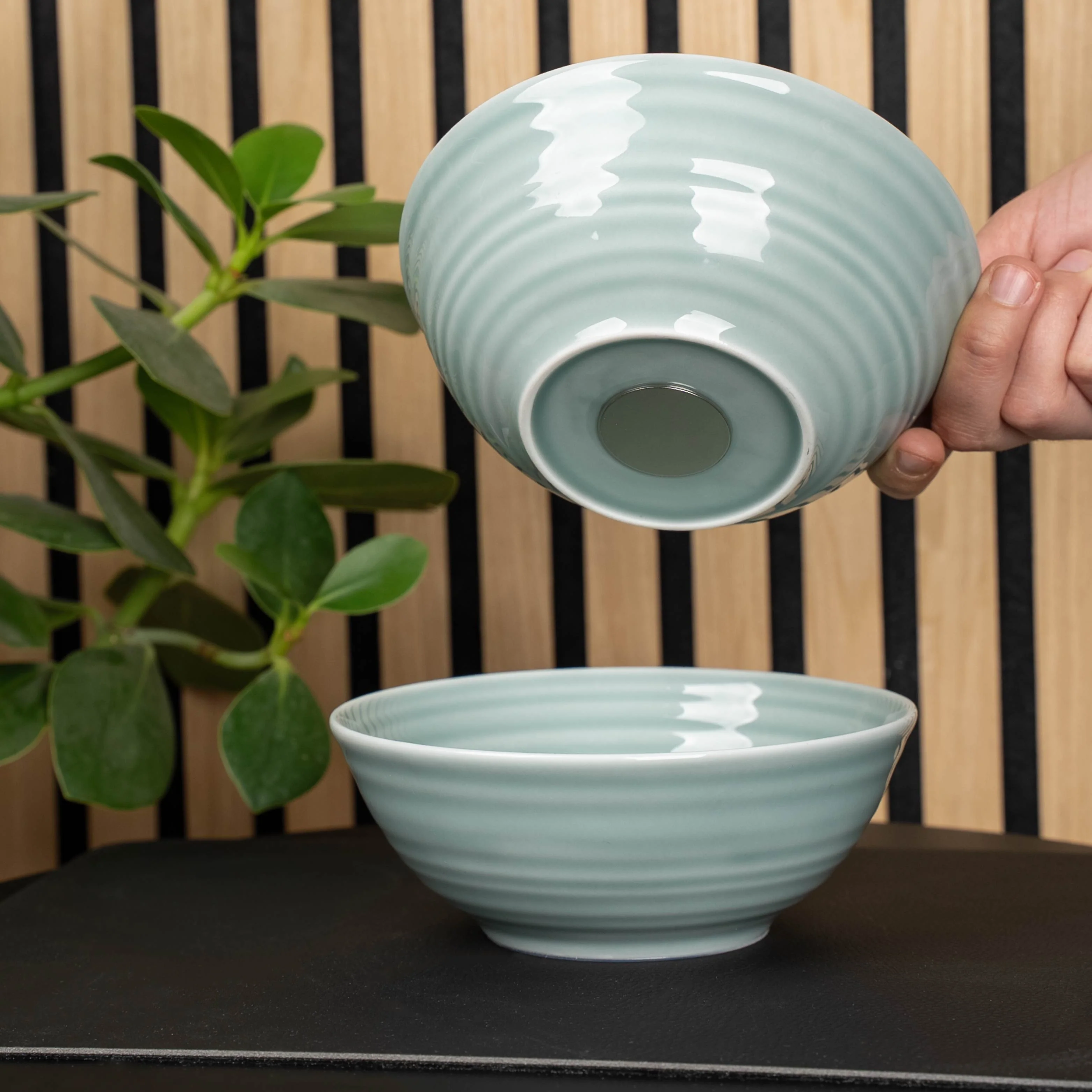 Zweite Wahl: Magnet-Porzellan-Bowls CYAN ⌀ 16 cm - Image 3