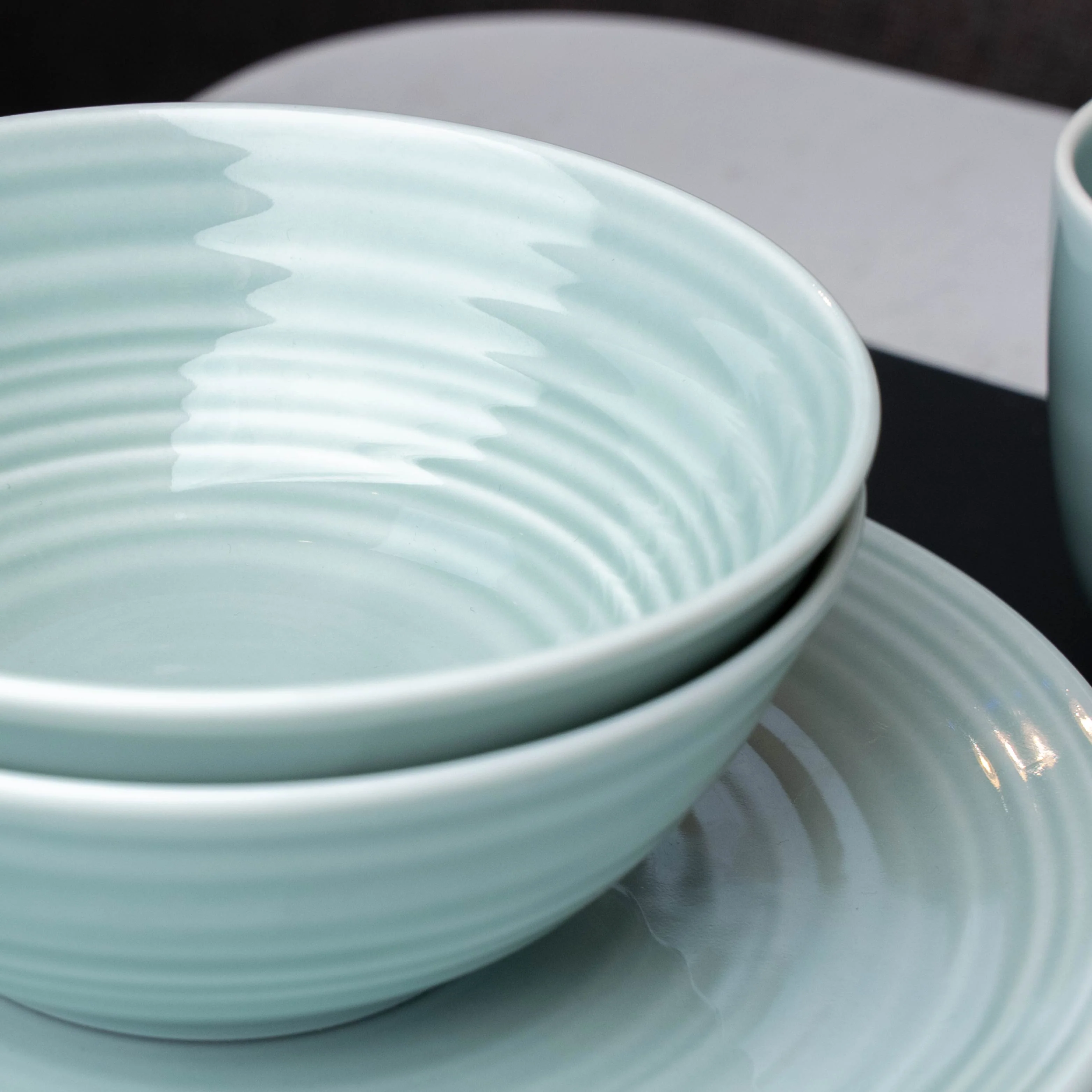 Zweite Wahl: Magnet-Porzellan-Bowls CYAN ⌀ 16 cm - Image 7
