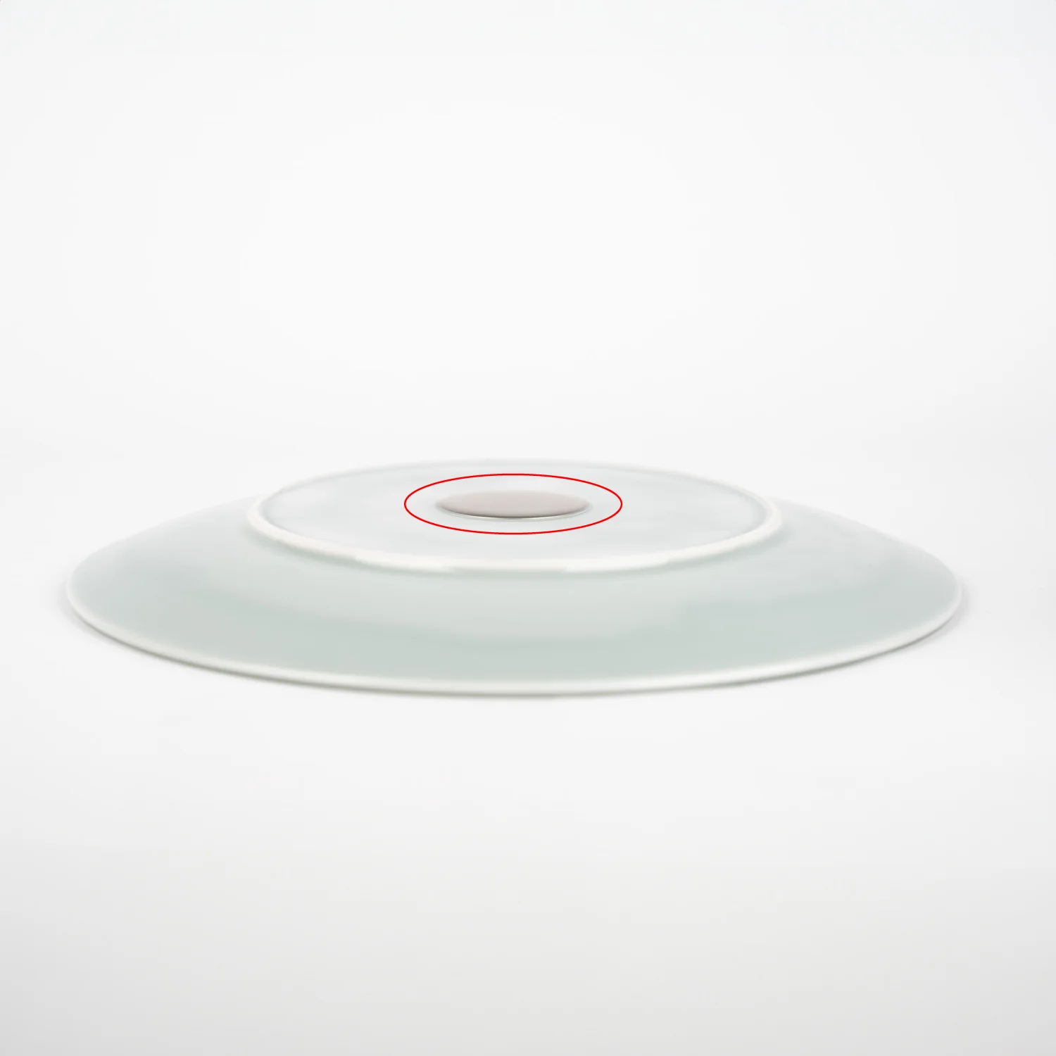 Zweite Wahl: Magnet-Porzellanteller CYAN ⌀ 23 cm - Image 3